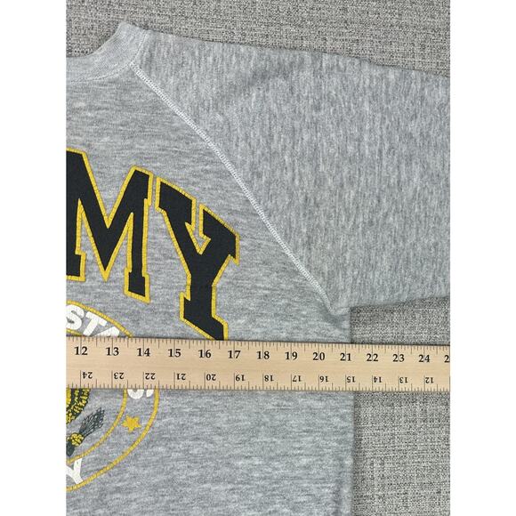 Vintage United States Army Sweatshirt Mens Large Hanes Military Crewneck 90s USA - Picture 3 of 11